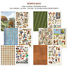 Ciao Bella Papercrafting Sports Days A4 Junk Journal Ephemera Book (CBB024)