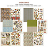 Ciao Bella Papercrafting Sports Days A4 Junk Journal Ephemera Book (CBB024)