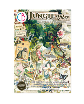 Ciao Bella Papercrafting PRE-ORDER Jungle Vibes A4 Junk Journal Ephemera Book (CBB026)