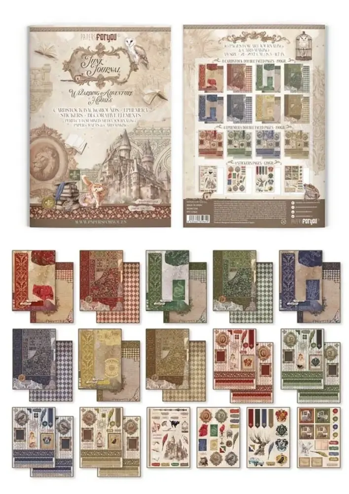 Papers For You Wizarding Adventure Houses A4 Junk Journal (PFY-15964) Papers For You Wizarding Adventure Houses A4 Junk Journal (PFY-15964)