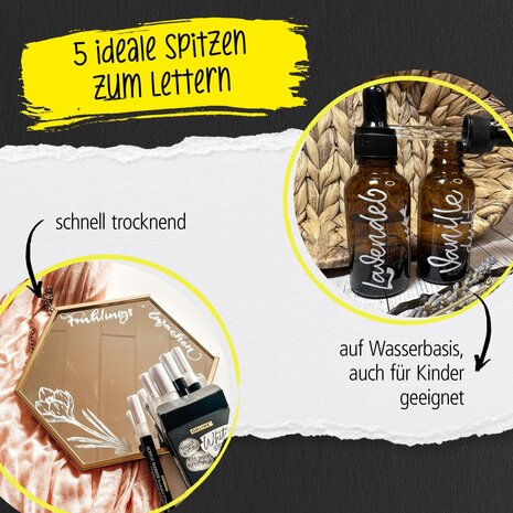 ONLINE White Lettering Set (18511)