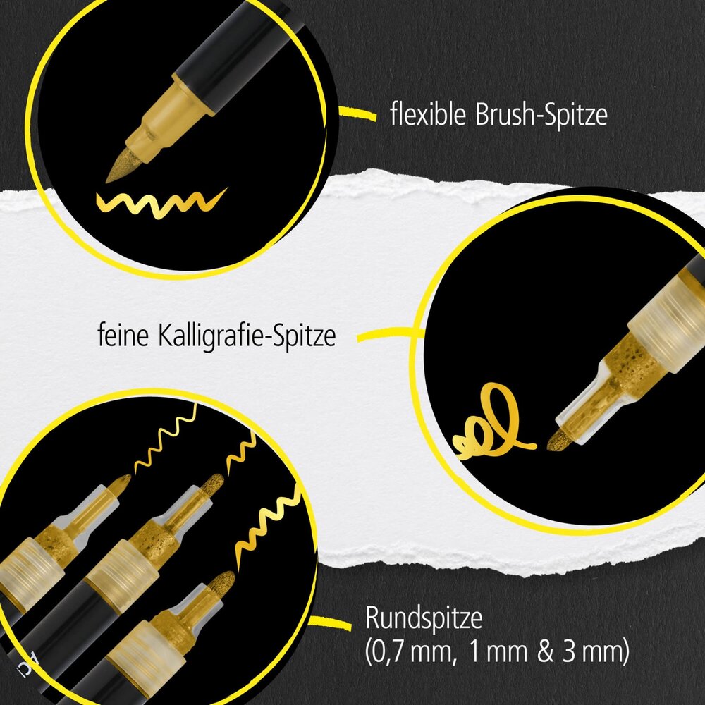 ONLINE Gold Lettering Set (18517)