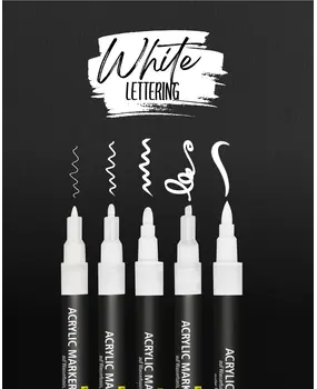 ONLINE White Lettering Set (18511)