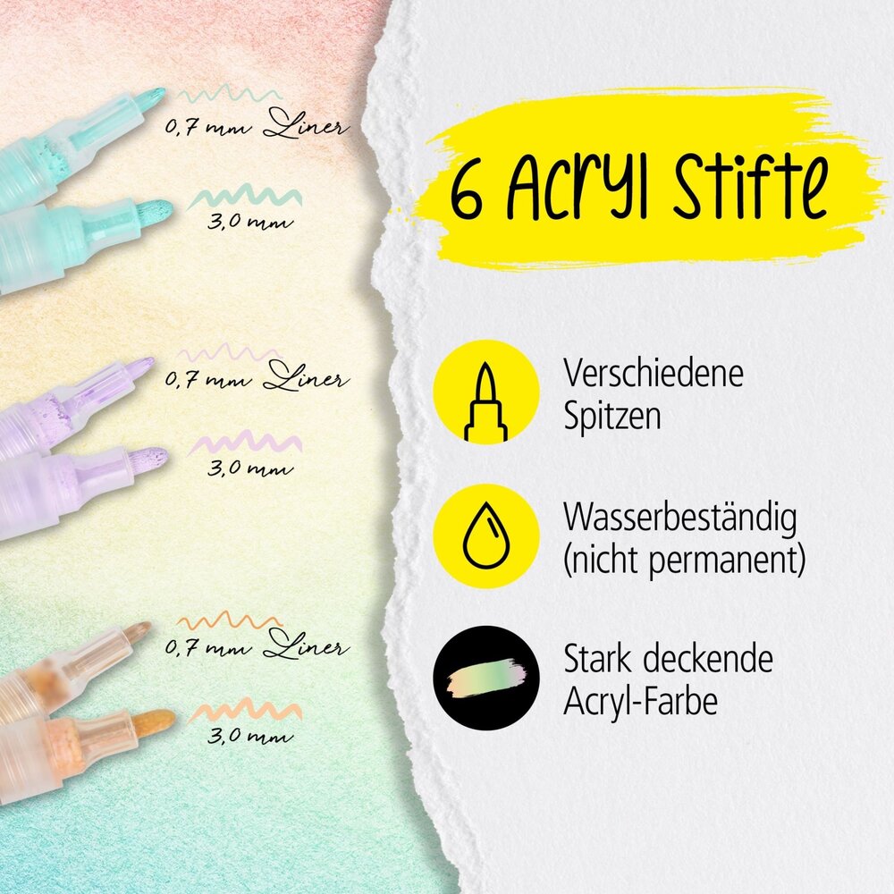 ONLINE Pastel Lettering Set (18519)