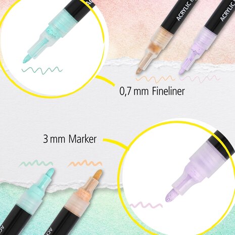 ONLINE Pastel Lettering Set (18519)