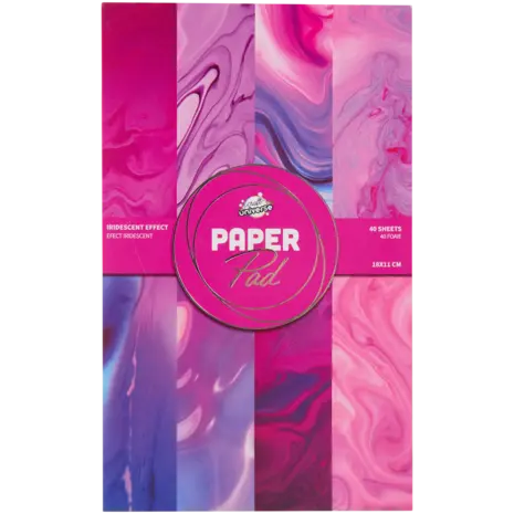 Craft Universe Iridescent Effect Roze Paper Pad (3220033)