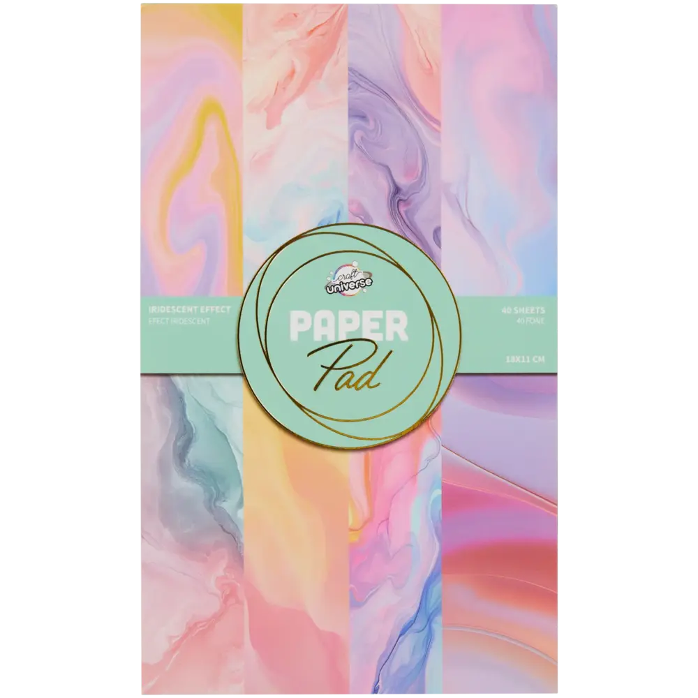 Craft Universe Iridescent Effect Pastel Paper Pad (3220033)