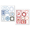 Ciao Bella Papercrafting Whisper Frames Mixed Media Stickers (MB010)