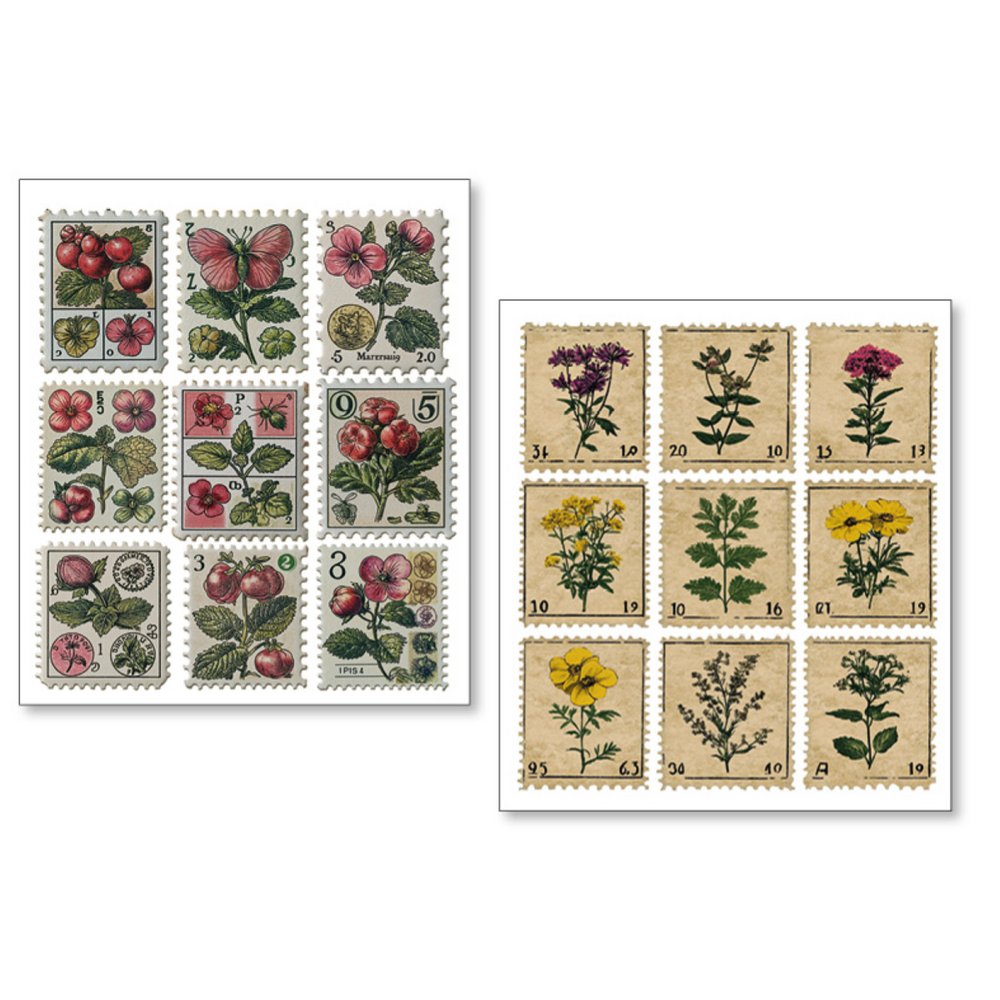 Ciao Bella Papercrafting Faraway Mail Mixed Media Stickers (MB009)