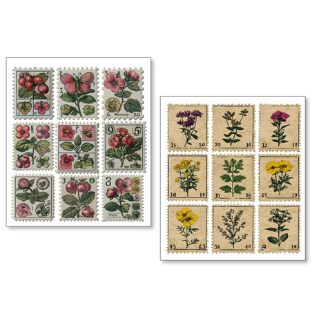 Ciao Bella Papercrafting Faraway Mail Mixed Media Stickers (MB009)