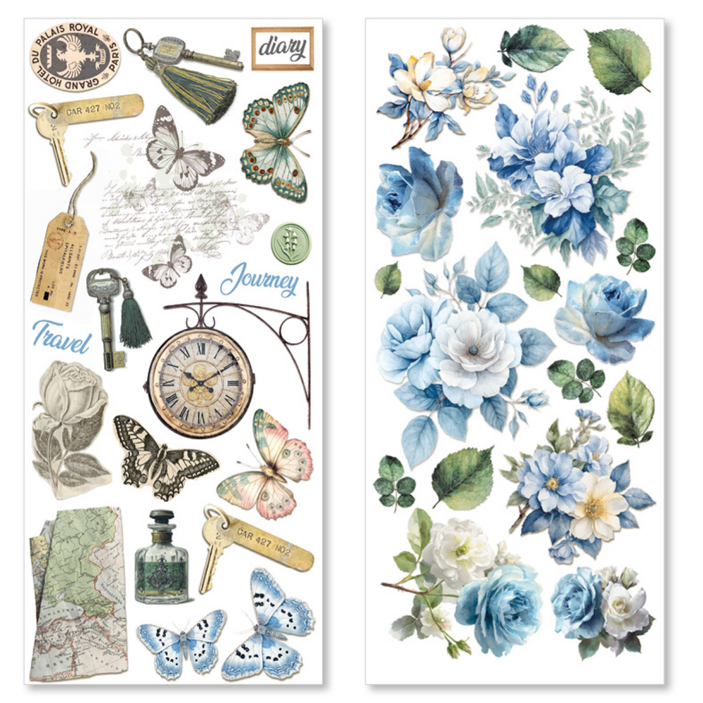 Ciao Bella Papercrafting PRE-ORDER Eastern Journey Art Stickers (CBI015)