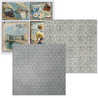 Ciao Bella Papercrafting Eastern Journey 6x6 Inch Deluxe Paper & Vellum Dual Pack (CBXQ009)