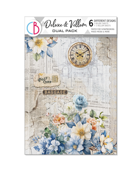 Ciao Bella Papercrafting PRE-ORDER Eastern Journey A4 Deluxe Paper & Vellum Dual Pack (CBX009)