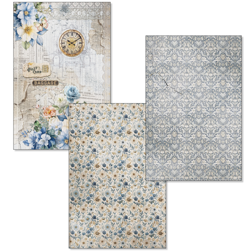 Ciao Bella Papercrafting PRE-ORDER Eastern Journey A4 Deluxe Paper & Vellum Dual Pack (CBX009)