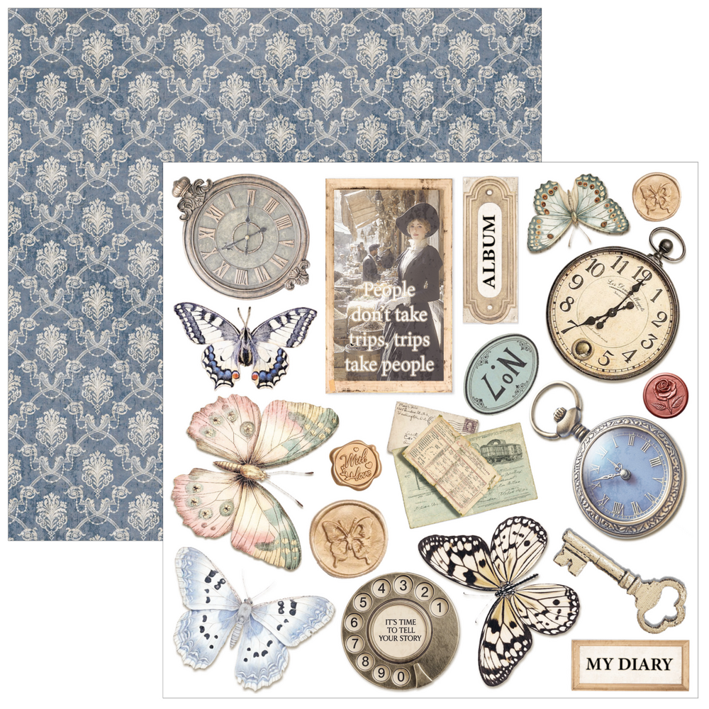 Ciao Bella Papercrafting Eastern Journey 6x6 Inch Paper Pad (CBQE096)