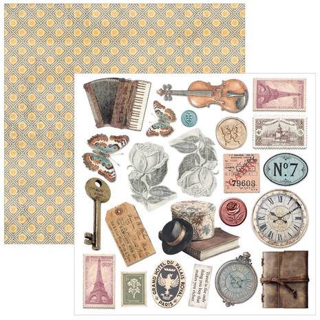 Ciao Bella Papercrafting Eastern Journey 6x6 Inch Paper Pad (CBQE096)