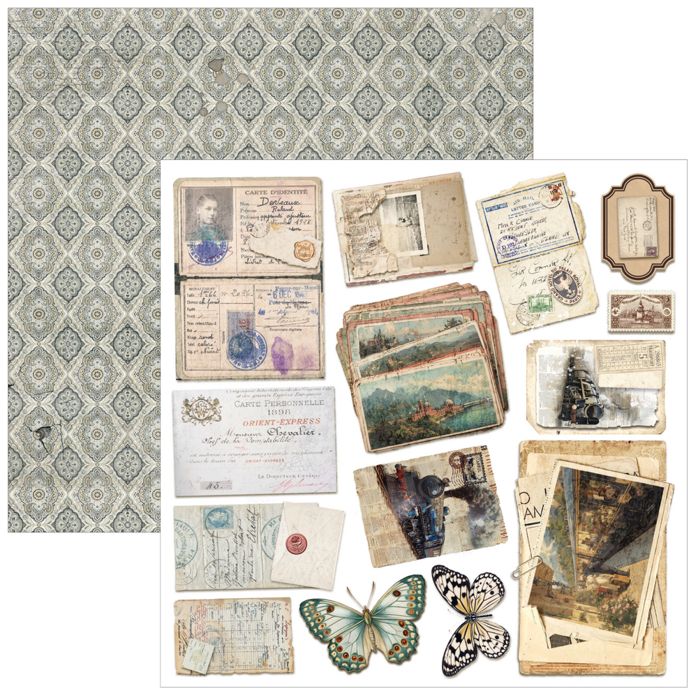 Ciao Bella Papercrafting Eastern Journey 6x6 Inch Paper Pad (CBQE096)
