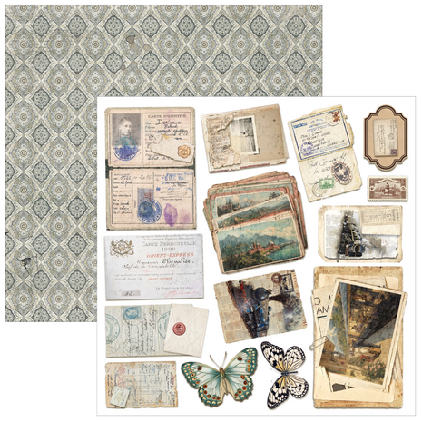 Ciao Bella Papercrafting Eastern Journey 6x6 Inch Paper Pad (CBQE096)