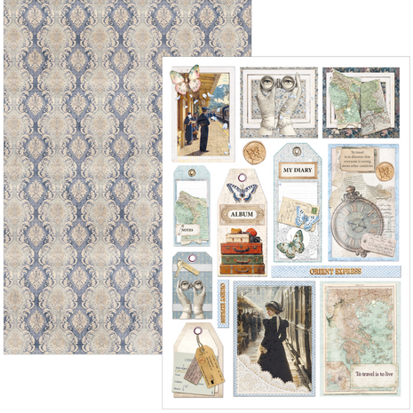 Ciao Bella Papercrafting Eastern Journey A4 Creative Pad (CBCL096)