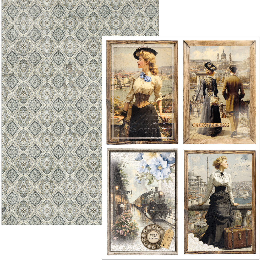 Ciao Bella Papercrafting PRE-ORDER Eastern Journey A4 Creative Pad (CBCL096)