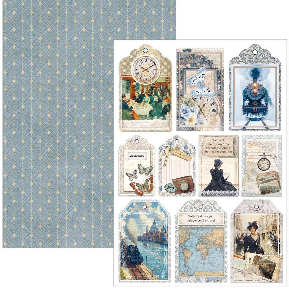 Ciao Bella Papercrafting PRE-ORDER Eastern Journey A4 Creative Pad (CBCL096)