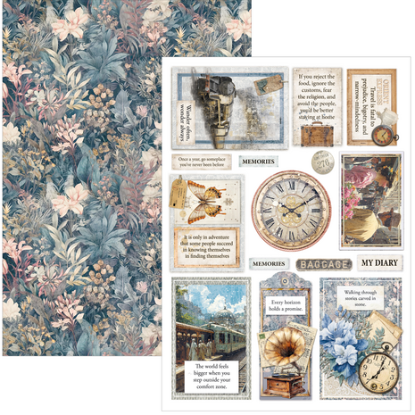 Ciao Bella Papercrafting PRE-ORDER Eastern Journey A4 Creative Pad (CBCL096)