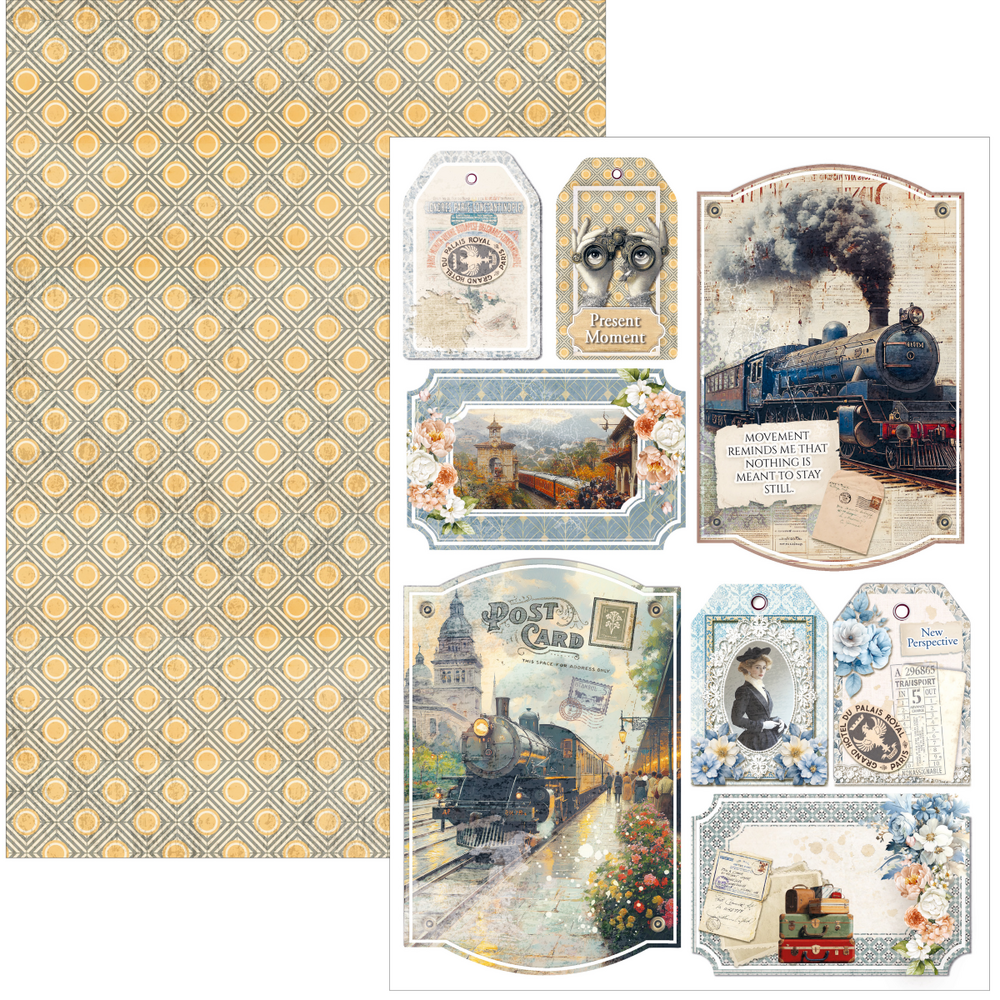 Ciao Bella Papercrafting Eastern Journey A4 Creative Pad (CBCL096)