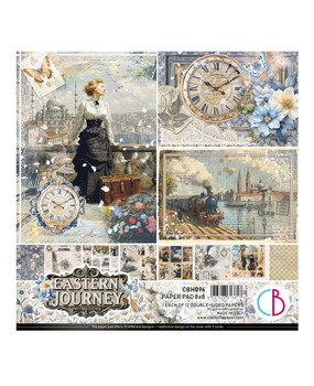 Ciao Bella Papercrafting PRE-ORDER Eastern Journey 8x8 Inch Paper Pad (CBH096)