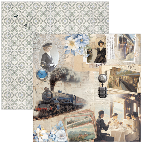 Ciao Bella Papercrafting Eastern Journey 8x8 Inch Paper Pad (CBH096)