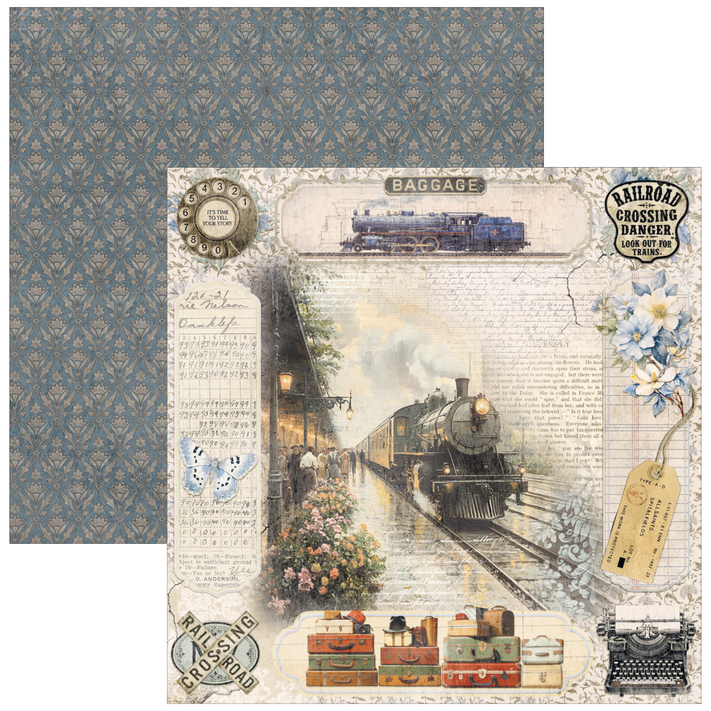 Ciao Bella Papercrafting Eastern Journey 8x8 Inch Paper Pad (CBH096)