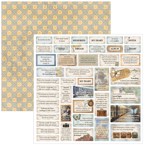 Ciao Bella Papercrafting Eastern Journey 8x8 Inch Paper Pad (CBH096)