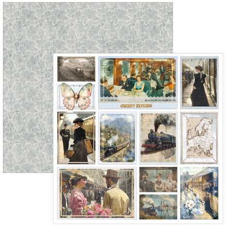 Ciao Bella Papercrafting Eastern Journey 8x8 Inch Paper Pad (CBH096)