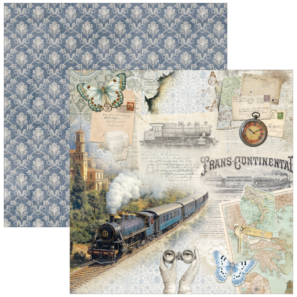 Ciao Bella Papercrafting Eastern Journey 8x8 Inch Paper Pad (CBH096)