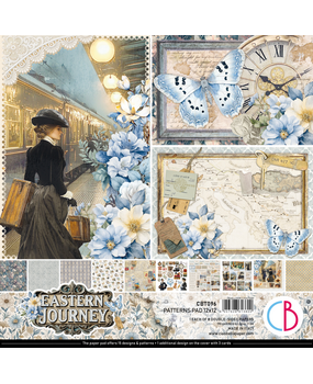 Ciao Bella Papercrafting PRE-ORDER Eastern Journey 12x12 Inch Patterns Pad (CBT096)