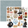 Ciao Bella Papercrafting Eastern Journey 12x12 Inch Patterns Pad (CBT096)