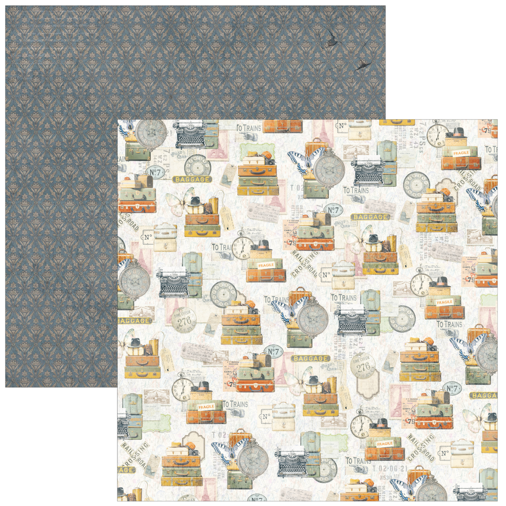 Ciao Bella Papercrafting Eastern Journey 12x12 Inch Paper Pad (CBPM096)