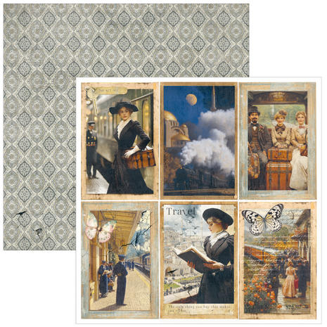 Ciao Bella Papercrafting Eastern Journey 12x12 Inch Paper Pad (CBPM096)