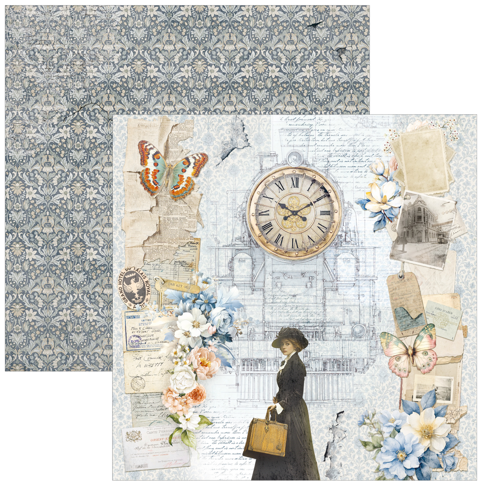 Ciao Bella Papercrafting Eastern Journey 12x12 Inch Paper Pad (CBPM096)