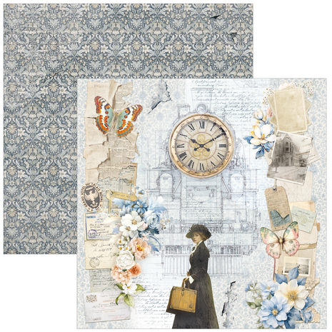 Ciao Bella Papercrafting Eastern Journey 12x12 Inch Paper Pad (CBPM096)