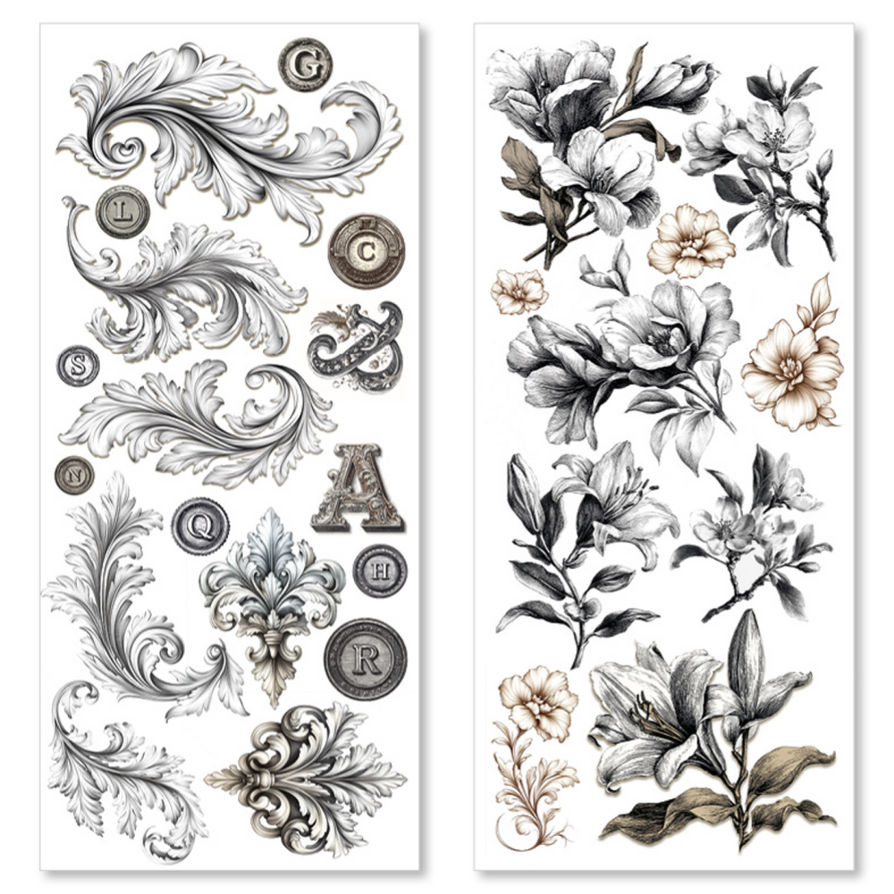 Ciao Bella Papercrafting PRE-ORDER Typographic Art Stickers (CBI014)