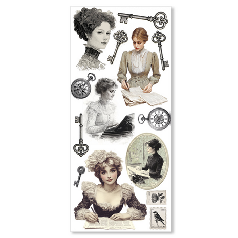 Ciao Bella Papercrafting Typographic Art Stickers (CBI014)