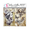 Ciao Bella Papercrafting Typographic 6x6 Inch Deluxe Paper & Vellum Dual Pack (CBXQ008)