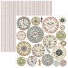 Ciao Bella Papercrafting Typographic 6x6 Inch Paper Pad (CBQE095)