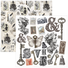 Ciao Bella Papercrafting Typographic 6x6 Inch Paper Pad (CBQE095)