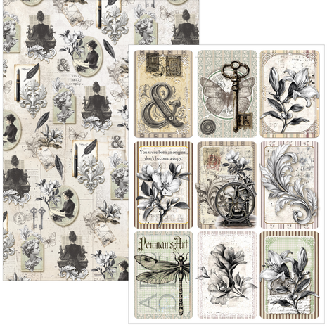 Ciao Bella Papercrafting PRE-ORDER Typographic A4 Creative Pad (CBCL095)