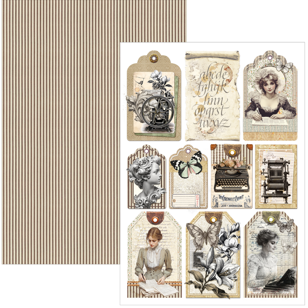 Ciao Bella Papercrafting PRE-ORDER Typographic A4 Creative Pad (CBCL095)