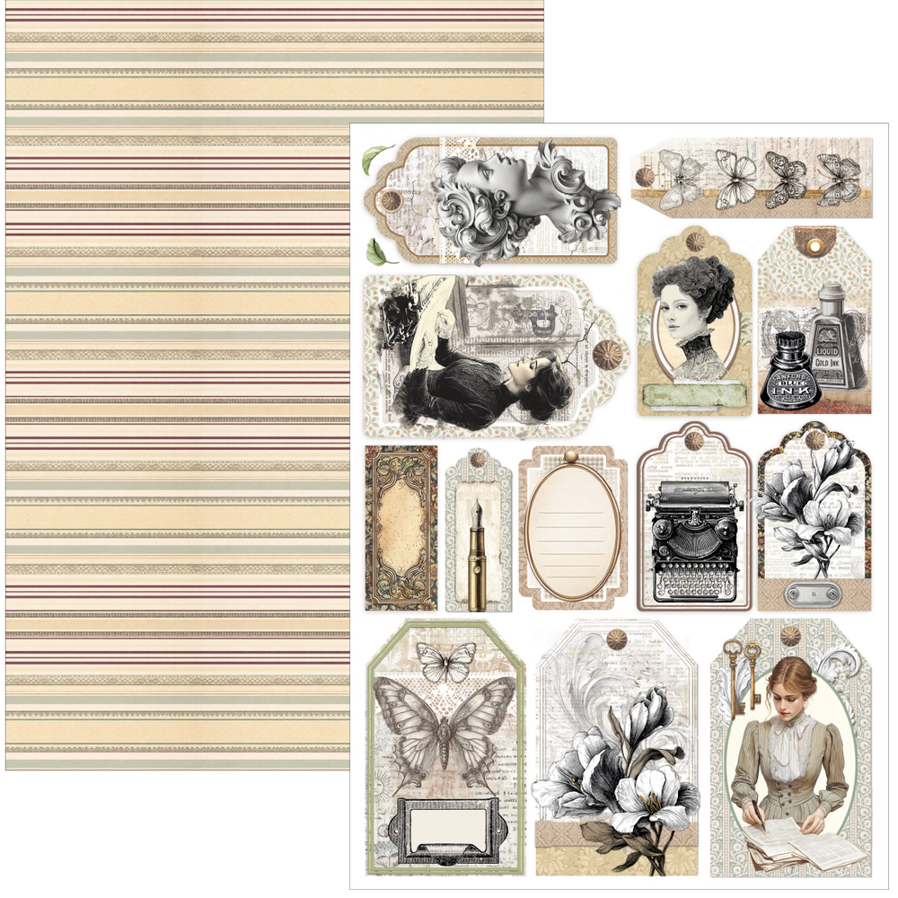 Ciao Bella Papercrafting PRE-ORDER Typographic A4 Creative Pad (CBCL095)