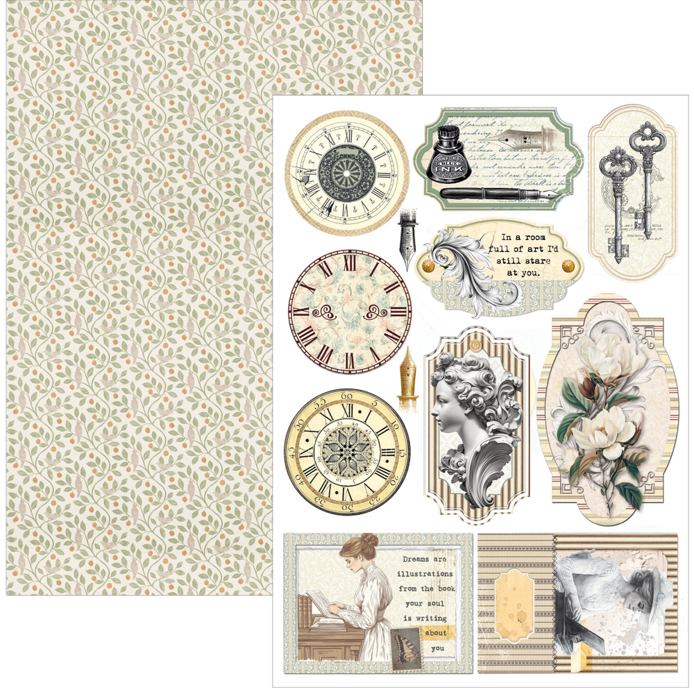 Ciao Bella Papercrafting PRE-ORDER Typographic A4 Creative Pad (CBCL095)