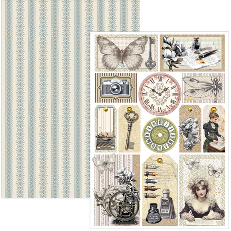 Ciao Bella Papercrafting PRE-ORDER Typographic A4 Creative Pad (CBCL095)