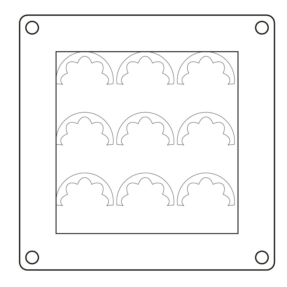 Sizzix Catherine Pooler Layered Stencils Print & Pattern Daisy (667113)